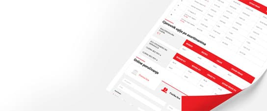 Karakteristike i Cjenovnik